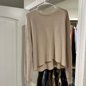 Edikted Cream Crew Neck Sweater